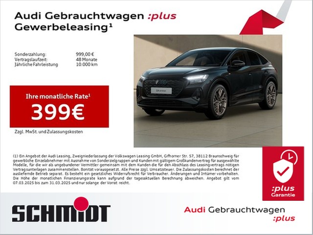 Audi Q4 Sportback e-tron 55 quattro S line Edition LM21 Matrix LED AHK Navi+ Kamera Wärmepumpe