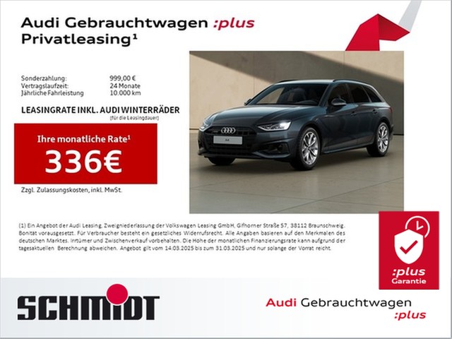 Audi A4 Avant 40 TDI quattro Advanced ACC LM18 Kamera Navi+ e-Heckkl.