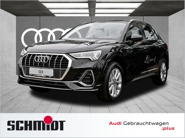 Audi Q3 45 TFSI e S line SONOS Navi+ AHK LED Kamera ACC Sports.