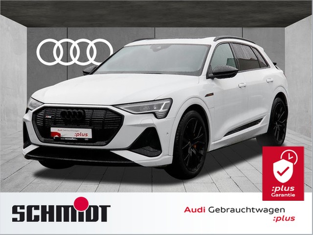 Audi e-tron 55 quattro S line Black Edition AHK LM21 Matrix LED Pano HuD ACC Kameras Leder BuO