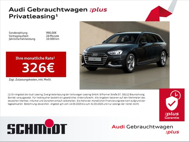 Audi A4 Avant 40 TFSI Advanced LED Navi+ ACC Memory Businessp. Kamera Leder