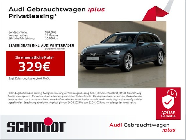 Audi A4 Avant 40 TDI quattro Advanced LM18 ACC Navi+ Memory Kamera Leder