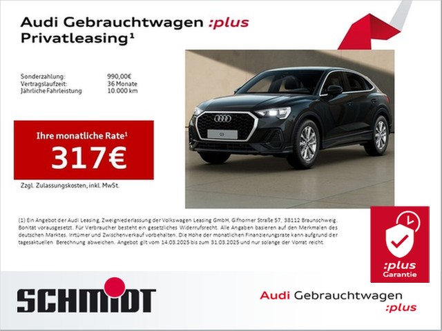 Audi Q3 Sportback 35 TDI LM18 Navi+ Kamera Leder GJR