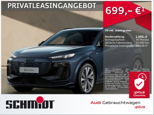 Audi Q6 e-tron quattro S line LM21 AHK ACC Matrix LED Navi+ Pano B&O Tech+