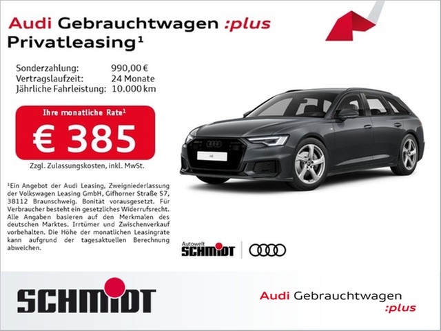 Audi A6 Avant 40 TDI S line LM19 ACC Matrix LED Navi+ Kamera B&O HUD Dämpferreg. Business