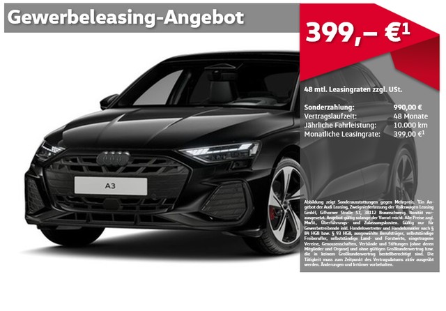 Audi A3 Sportback 35 TFSI 2X S LINE PANO LED NAVI FAHREN PARKEN KLIMA AMBIENTE