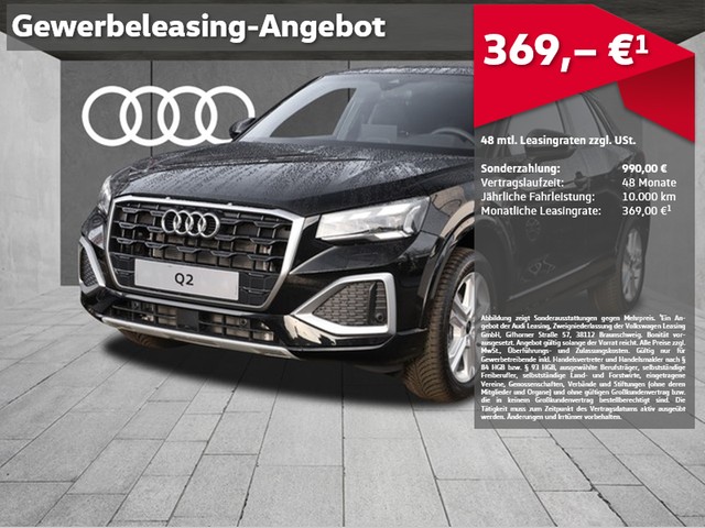 Audi Q2 35 TFSI S tronic ADVANCED AHK SHZ MATRIX FAHREN PARKEN GJR