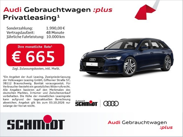 Audi A6 Avant 40 TDI quattro S line LM19 B&O ACC Pano HD Matrix LED Kamera
