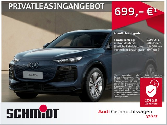 Audi Q6 e-tron Sportback Performance AHK ACC Matrix LED Navi+ Pano B&O Tech Pro LM20