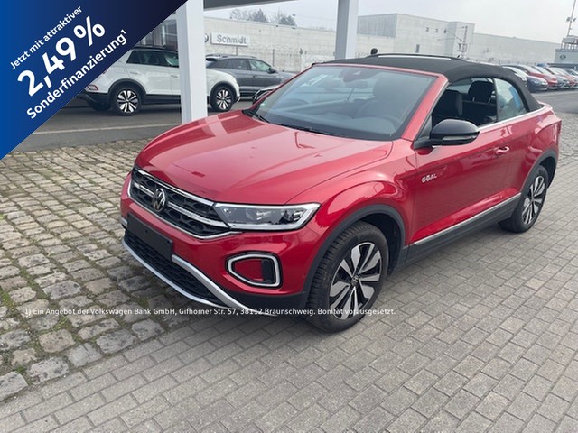 Volkswagen T-Roc Cabriolet 1.5TSi DSG Goal AHK R-Kamera 17Zoll LED-Plus Navi SideAssist ACC
