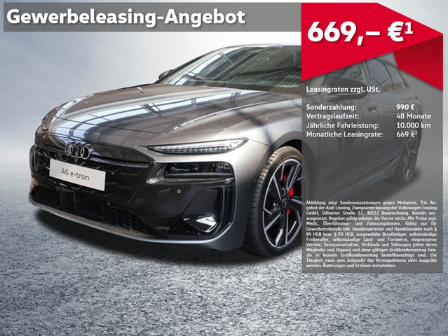 Audi A6 e-tron Avant performance S-LINE BUSINESS 0,25% LUFT AHK TECH PRO HuD B&O