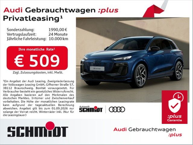Audi Q6 e-tron quattro S line LM21 AHK ACC Matrix B&O HUD Luft. Massage Memory