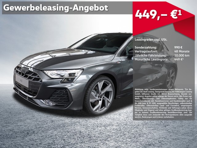 Audi A3 Sportback 35 TFSI 2X S-LINE ACC, PANO, HuD, BUSINESSPAKET PLUS