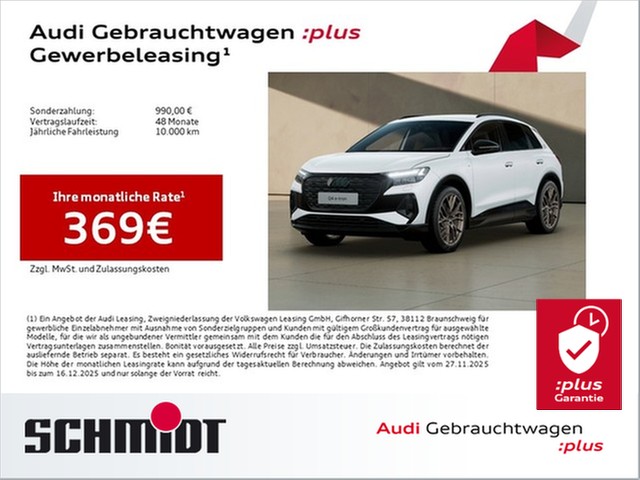 Audi Q4 e-tron 45 S line Editon AHK HuD Matrix LED Navi+ Teilleder