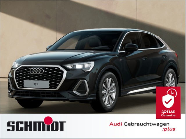 Audi Q3 Sportback 35 TFSI S line AHK ACC SHZ Navi+ Kamera Sports. Teilleder