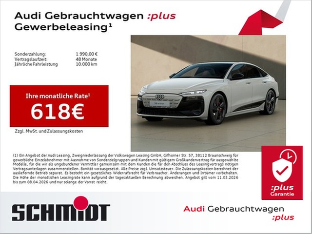 Audi S6 e-tron Sportback B&O Pano AHK ACC LM21 Tech Pro Matrix LED Luftfed.
