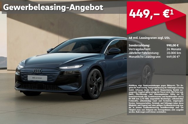 Audi A6 Avant e-tron performance UPE 88.940,00 TechPlus Navi AHK privacy LED+ 0,25% SpSitze