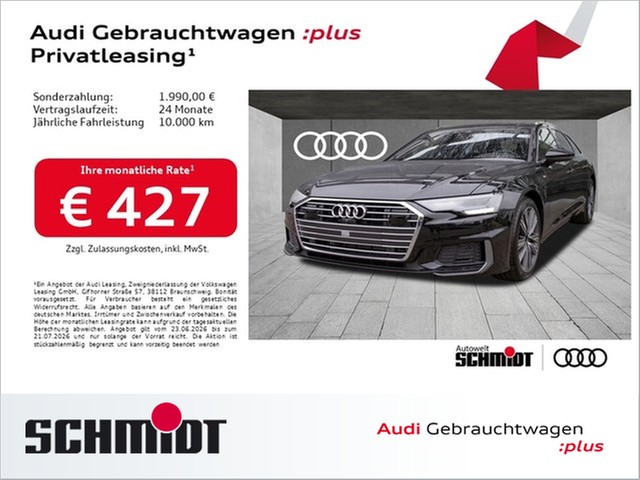 Audi A6 Avant 40 TDI quattro S line LM20 AHK ACC LED Navi+ Kamera Pano Memory Business