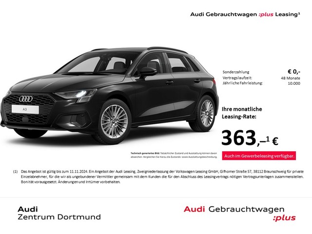 Audi A3 Sportback 35 advanced BLACKPAK CAM E-KLAPPE