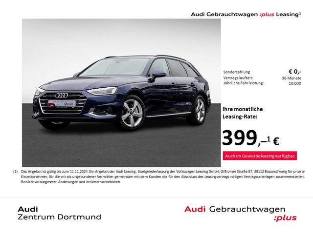 Audi A4 Avant 40 advanced AHK ACC LM17 E-KLAPPE NAVI+