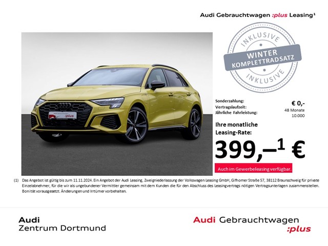 Audi A3 Sportback 45 HYBRID S LINE BLACKPAK AHK LM18