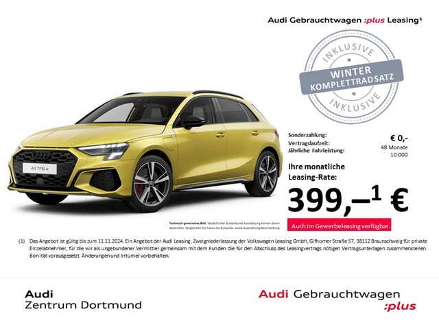 Audi A3 Sportback 45 HYBRID S LINE BLACKPAK AHK LM18