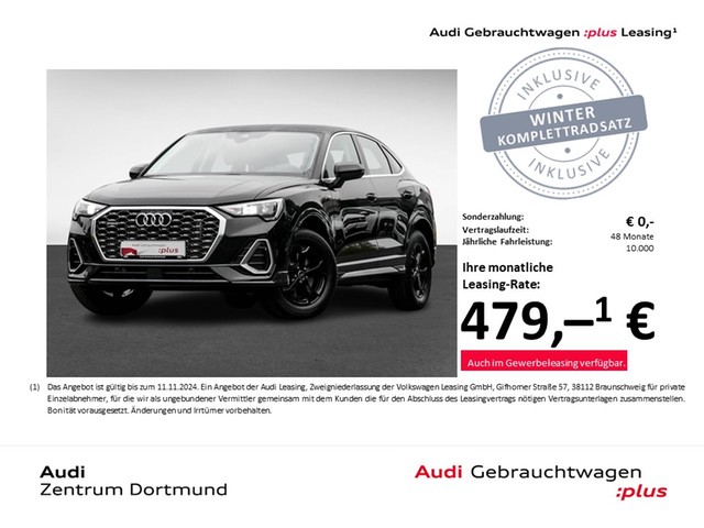 Audi Q3 Sportback 40 quattro S LINE AHK CAM ACC LM19