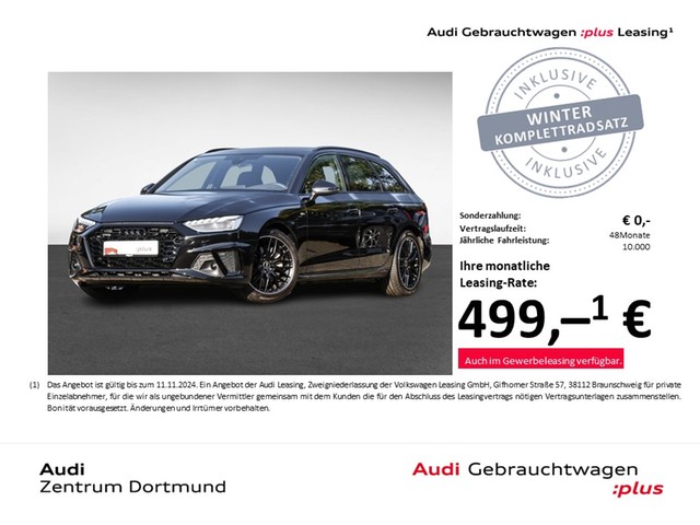 Audi A4 Avant 40 quattro S LINE BLACKPAK AHK ACC LM18