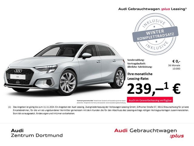 Audi A3 Sportback 30 advanced ACC LM18 E-KLAPPE NAVI+