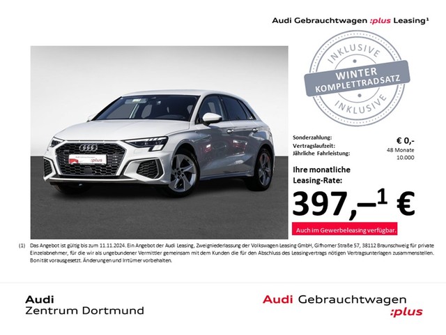 Audi A3 Sportback 40 quattro S LINE AHK MATRIXLED ALU