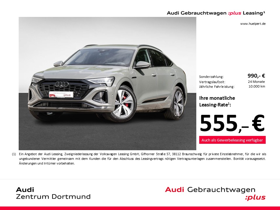 Audi Q8 e-tron Sportback 55 quattro S LINE AHK LM20