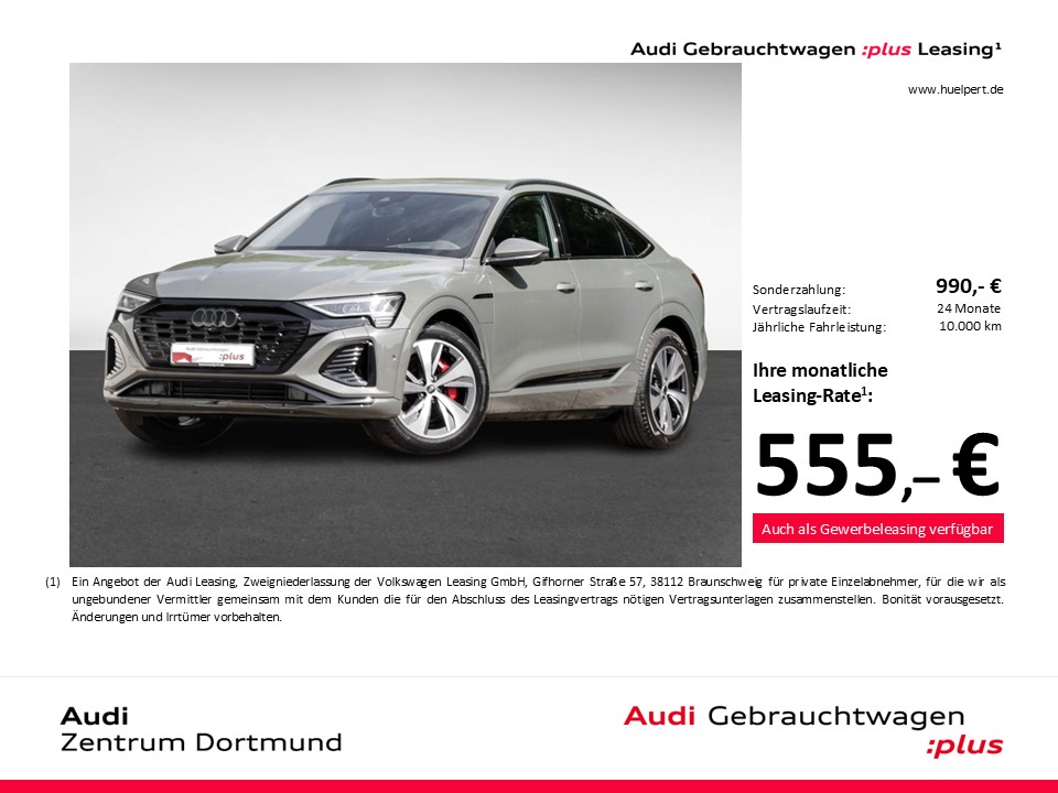 Audi Q8 e-tron Sportback 55 quattro S LINE AHK LM20