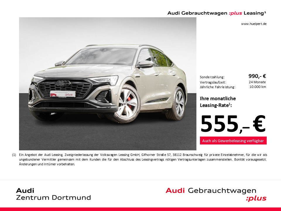 Audi Q8 e-tron Sportback 55 quattro S LINE AHK LM20