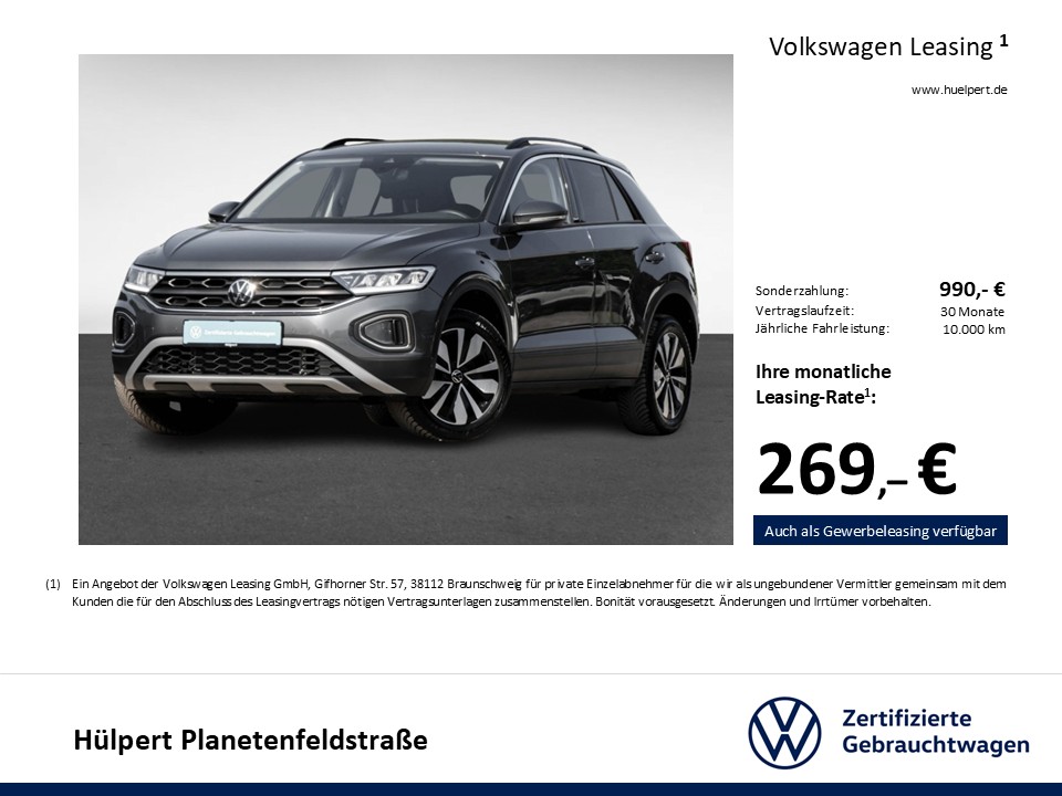 Volkswagen T-Roc 2.0 GOAL AHK CAM ACC LM17 NAVI SITZHEIZUNG
