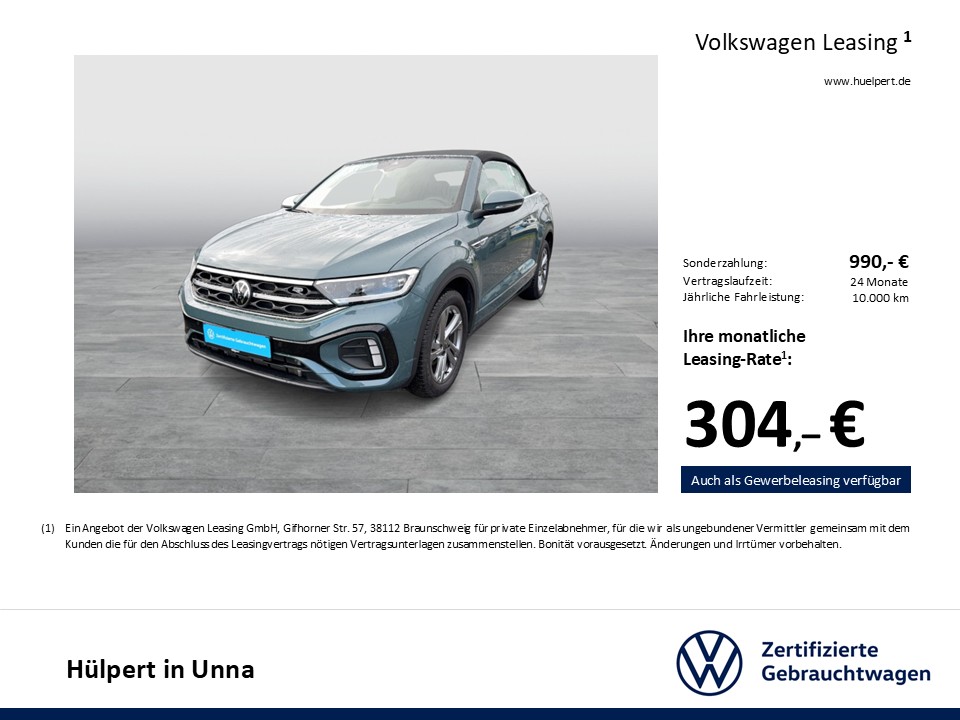 Volkswagen T-Roc Cabriolet 1.5 R-LINE CAM ACC NAVI LM17