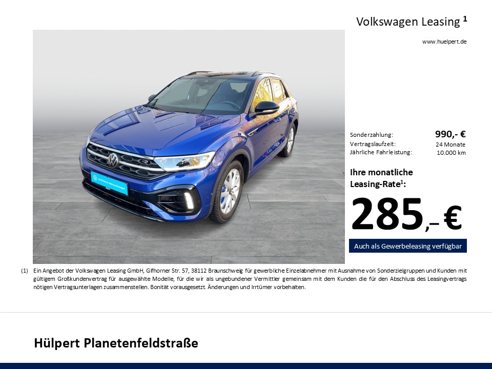 Volkswagen T-Roc 2.0 R 4X4 AKRAPOVIC LEDER PANO AHK CAM 19Z