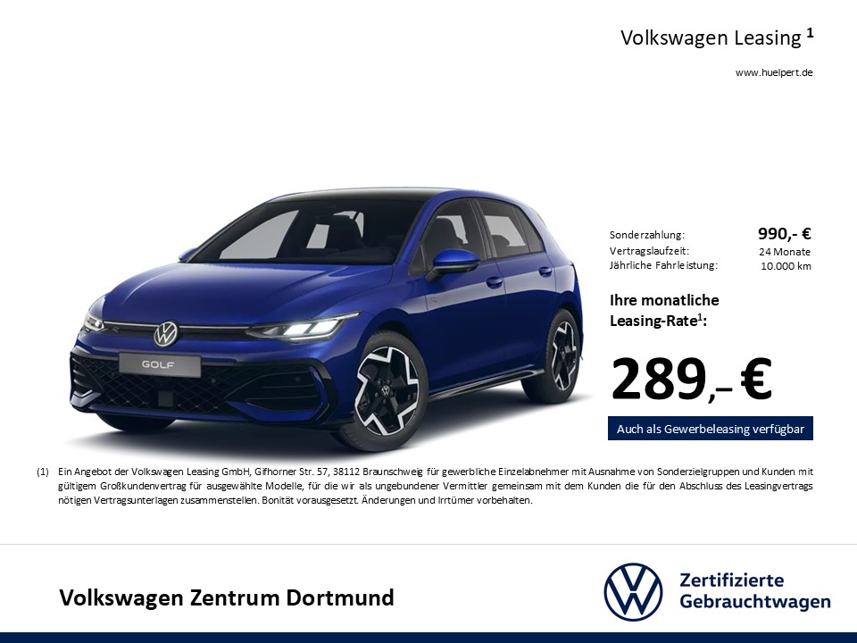 Volkswagen Golf VIII 1.5 R-LINE FACELIFT 360°CAM ACC LM17