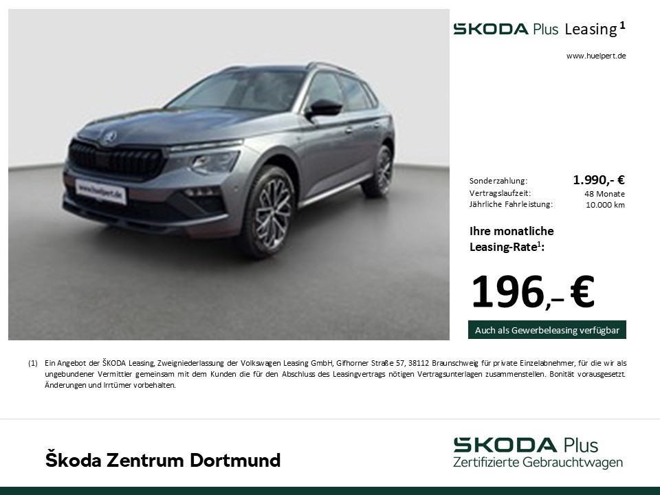 Skoda Kamiq 1.0 TOUR AHK CAM ACC E-KLAPPE NAVI LM17