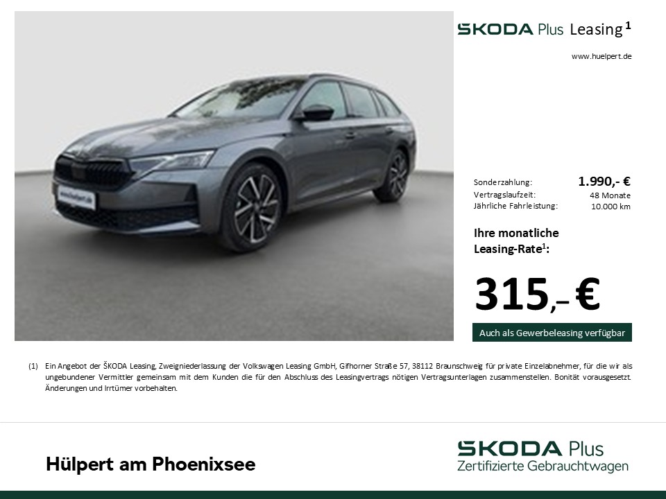 Skoda Octavia Combi 2.0 SPORTLINE PANO 360CAM ACC LM18
