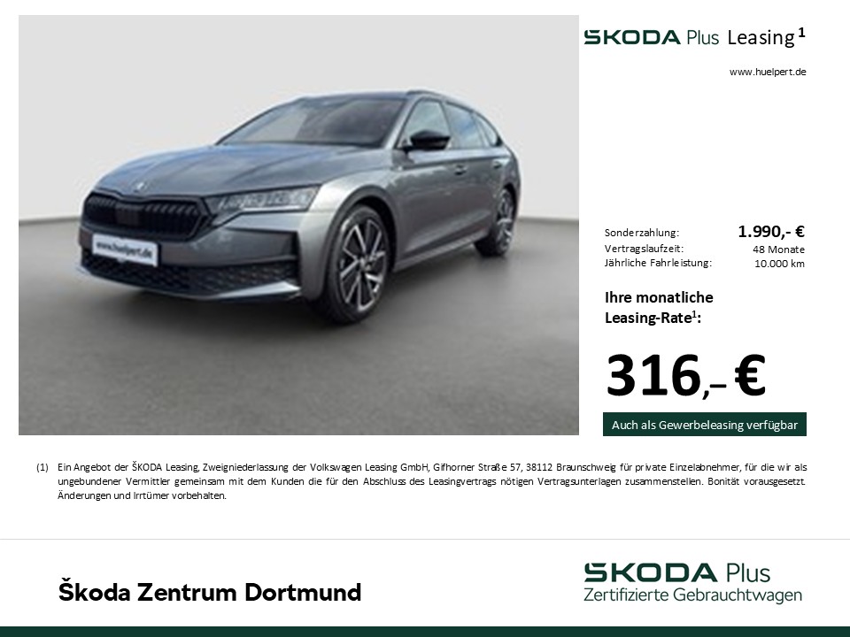 Skoda Octavia Combi 2.0 SPORTLINE PANO CAM ACC LM18