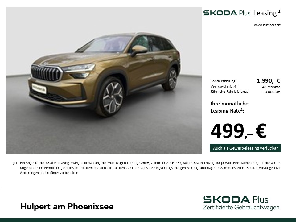 Skoda Kodiaq 2.0 SELECTION 4X4 LEDER STANDHZ PANO LM20