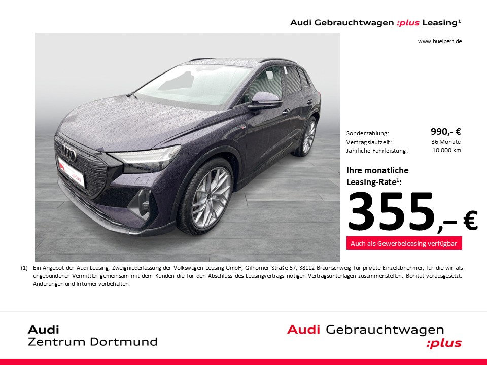 Audi Q4 e-tron 35 S LINE BLACKPAK 360°CAM LM21 MATRIX