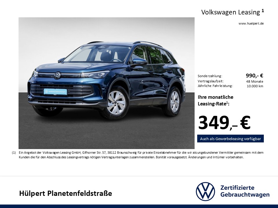 Volkswagen Tiguan 1.5 eTSI NEUES MODELL AHK CAM NAVI SITZHZ