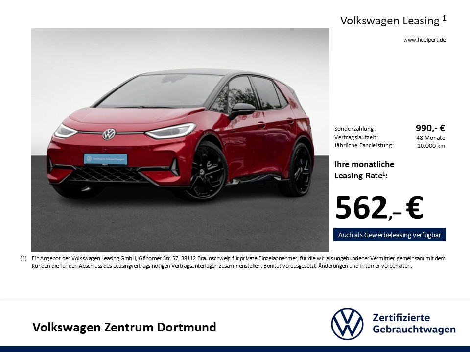 Volkswagen ID.3 GTX PERFORMANCE WÄRMEPUMPE PANO 360CAM LM20