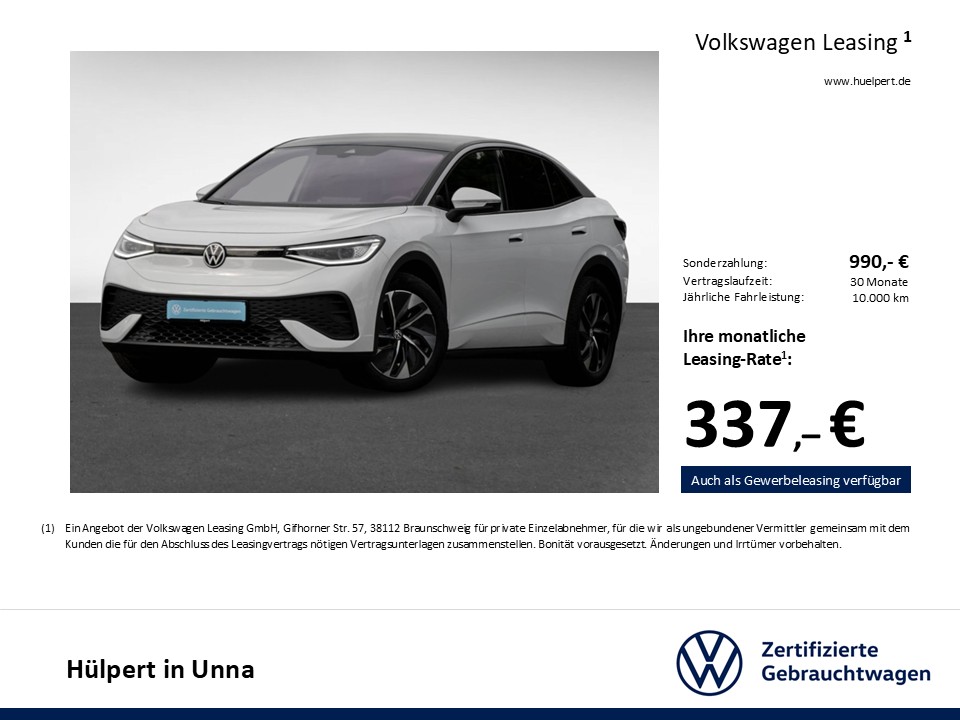Volkswagen ID.5 PRO WÄRMEPUMPE ACC LM19 NAVI CARPLAY SITZHZ