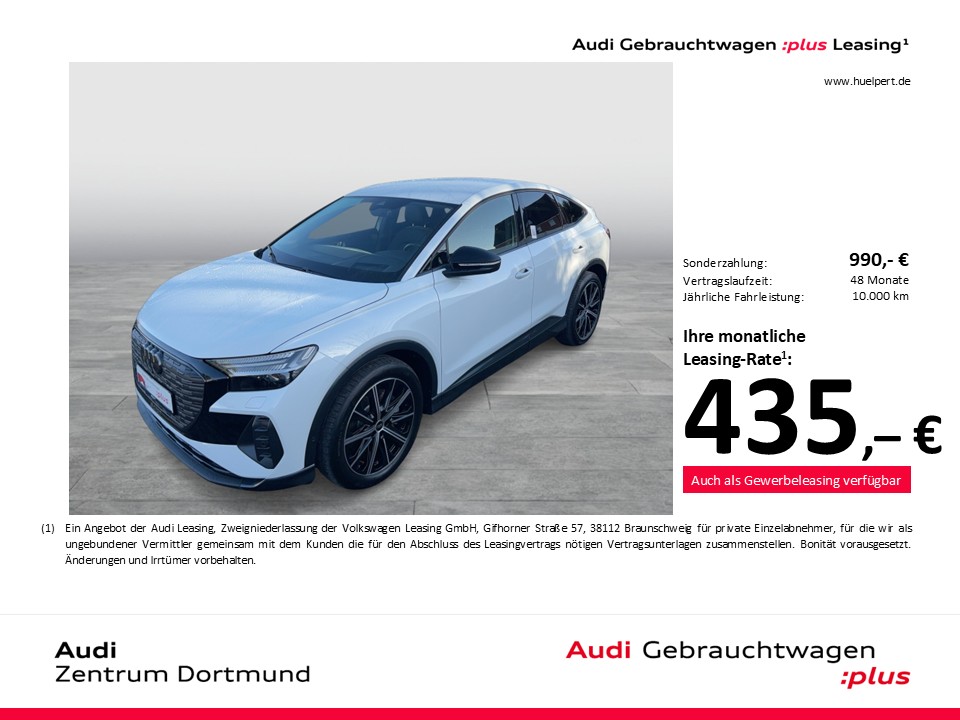 Audi Q4 e-tron Sportback 45 advanced BLACKPAK AHK 20Z