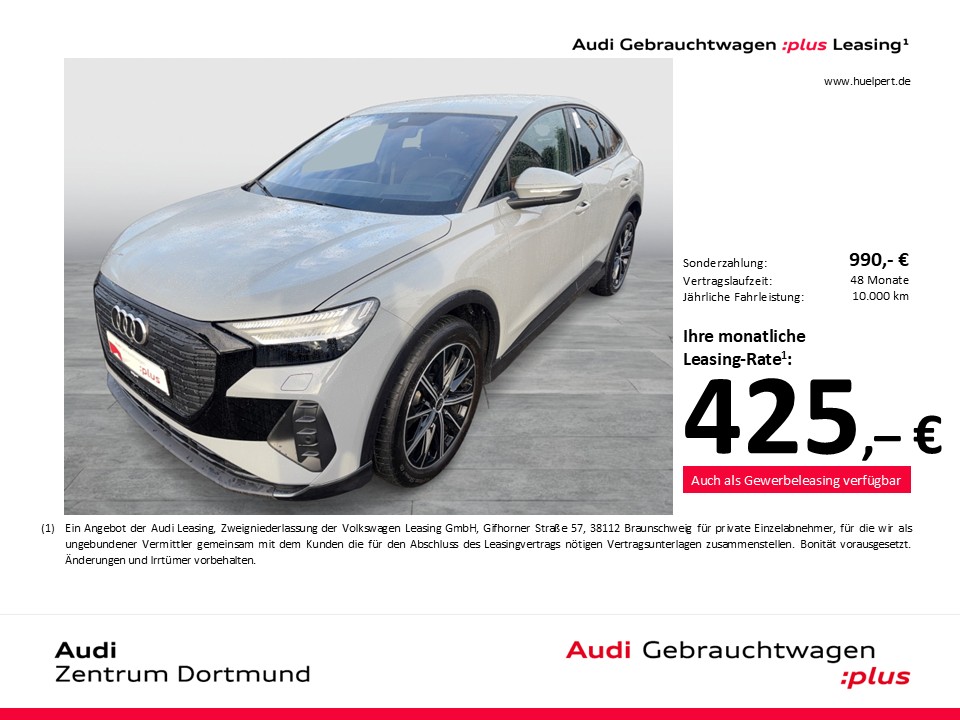 Audi Q4 e-tron Sportback 45 advanced BLACKPAK AHK 20Z