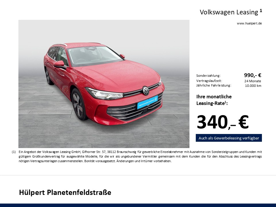 Volkswagen Passat Variant 1.5 eTSI BUSINESS NEUESMODELL CAM