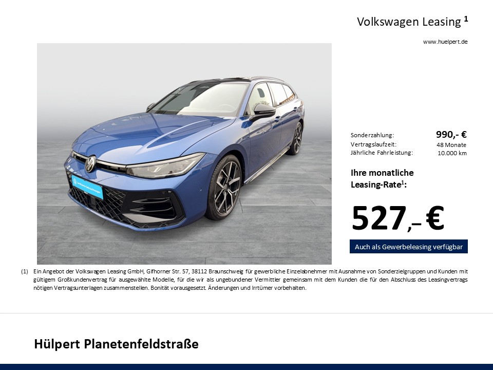 Volkswagen Passat Variant 2.0 R-LINE 4X4 NEUESMODELL AHK 19Z