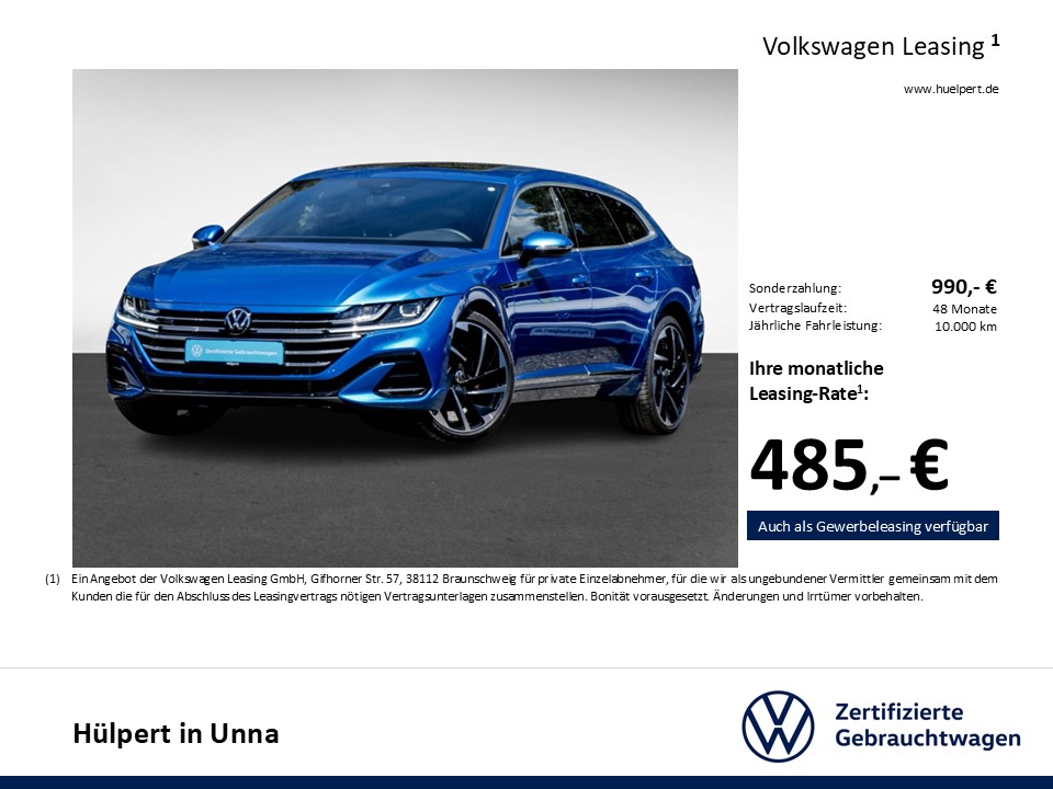 Volkswagen Arteon Shooting Brake 2.0 R-LINE 4X4 AHK CAM 20Z